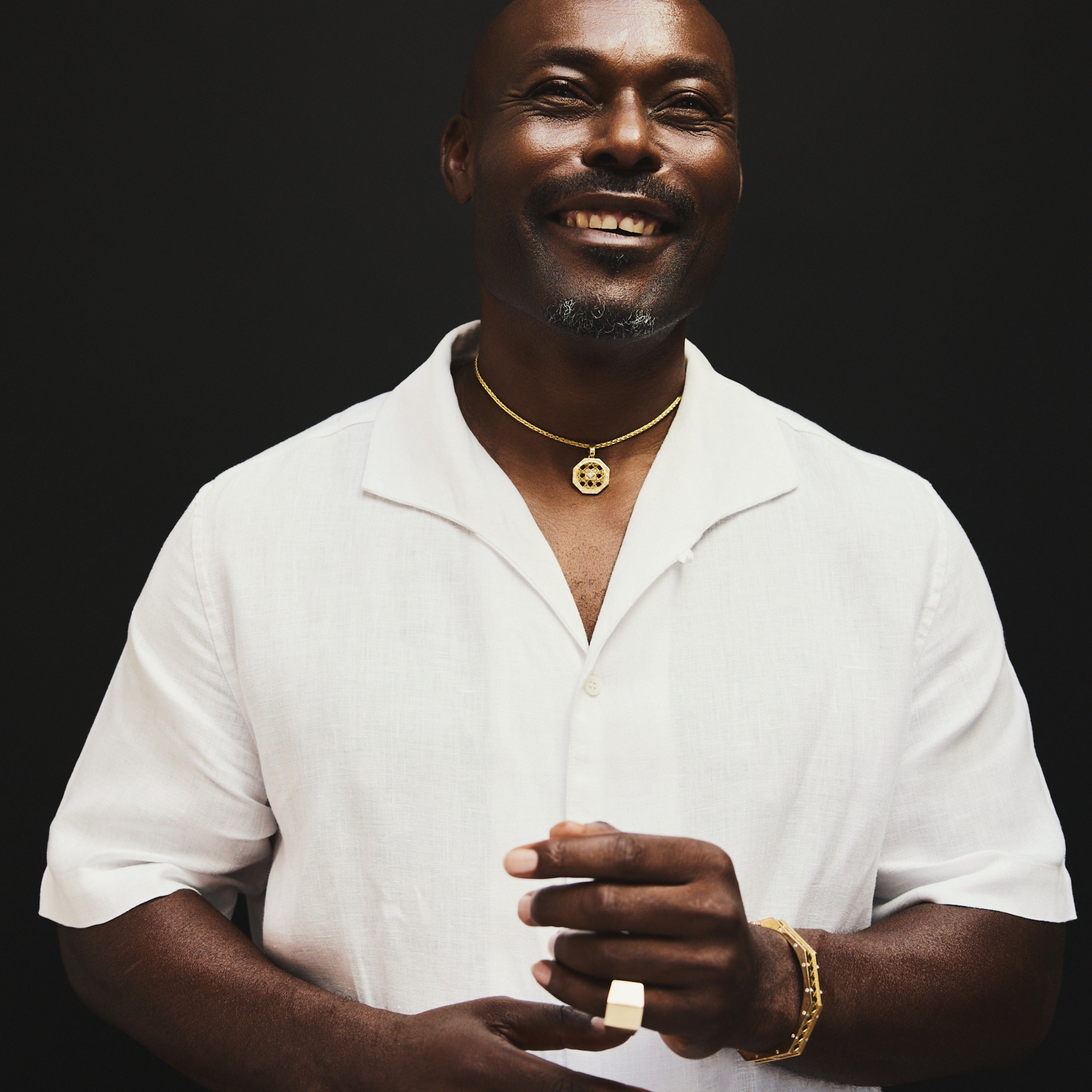 DouDou Pendant Necklace, 18K Yellow Gold, Princess Cut and Ti Diamonds