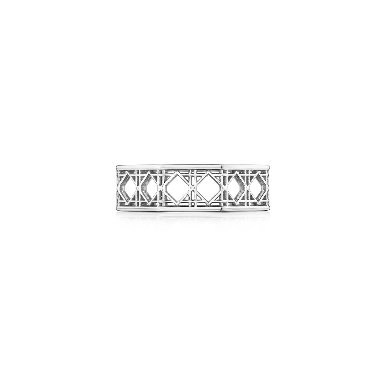 Doudou Band Ring, 18K White gold