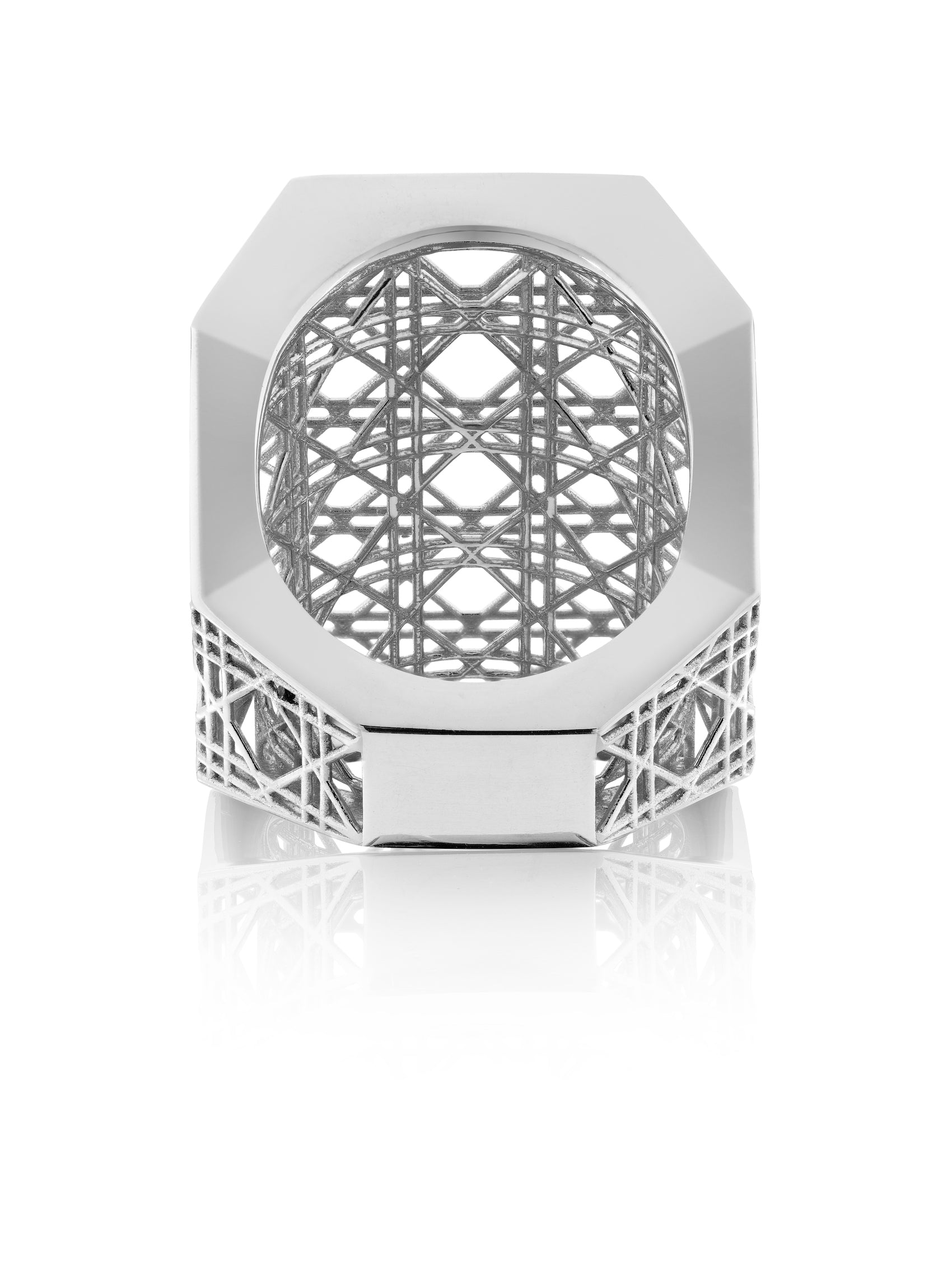 Doudou Maxi ring, 18K White Gold