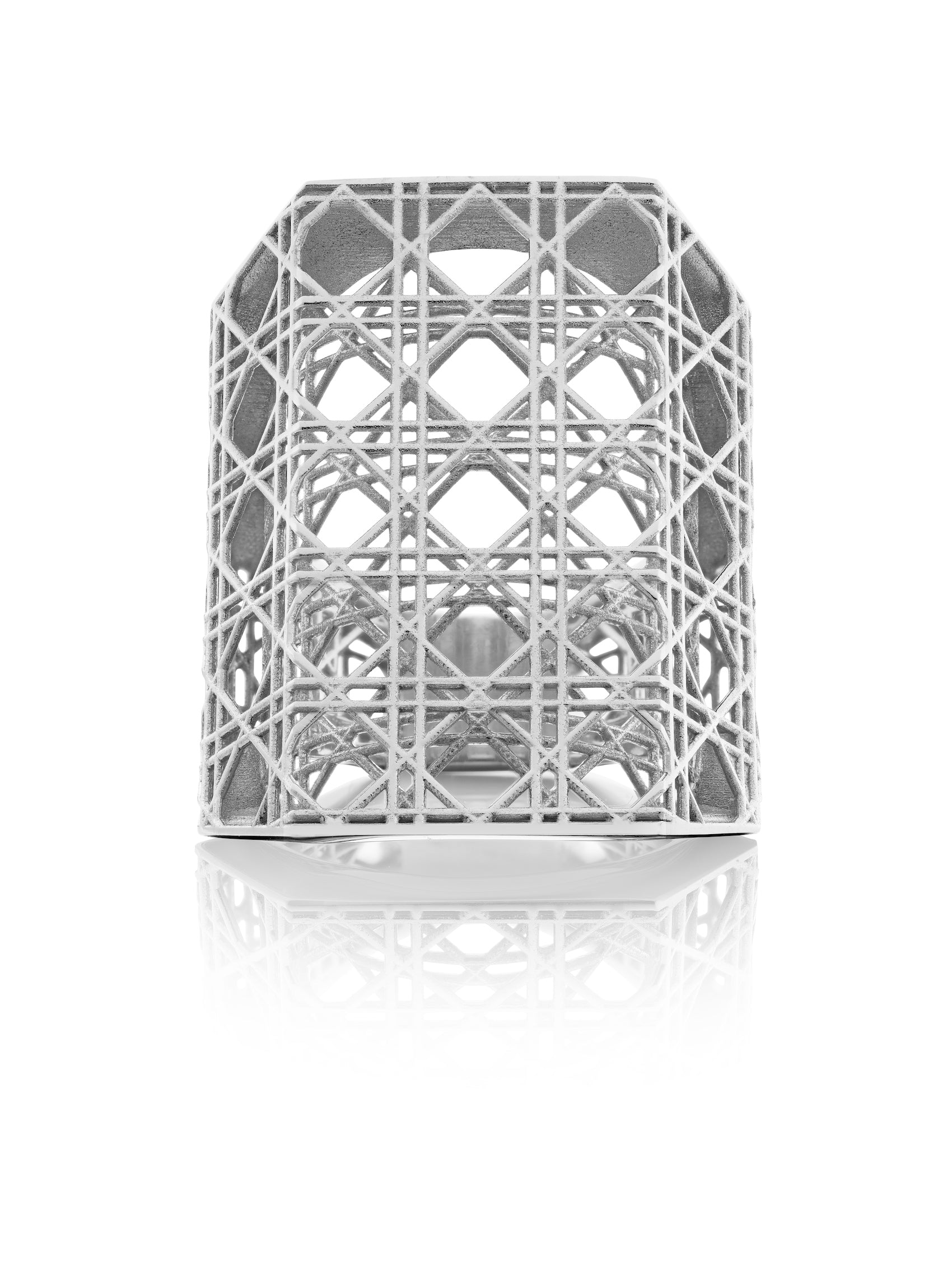 Doudou Maxi ring, 18K White Gold