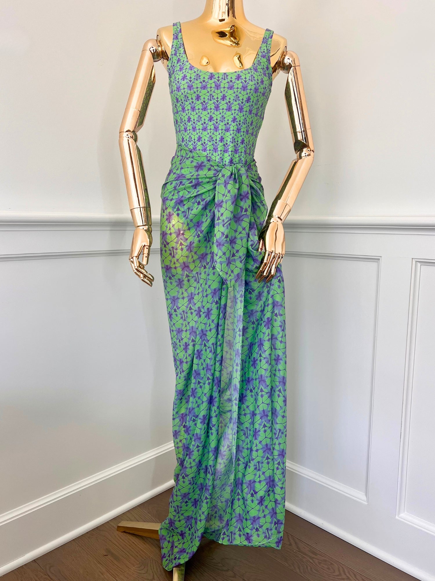 ML Tie Dye, Cover Up Pistachio