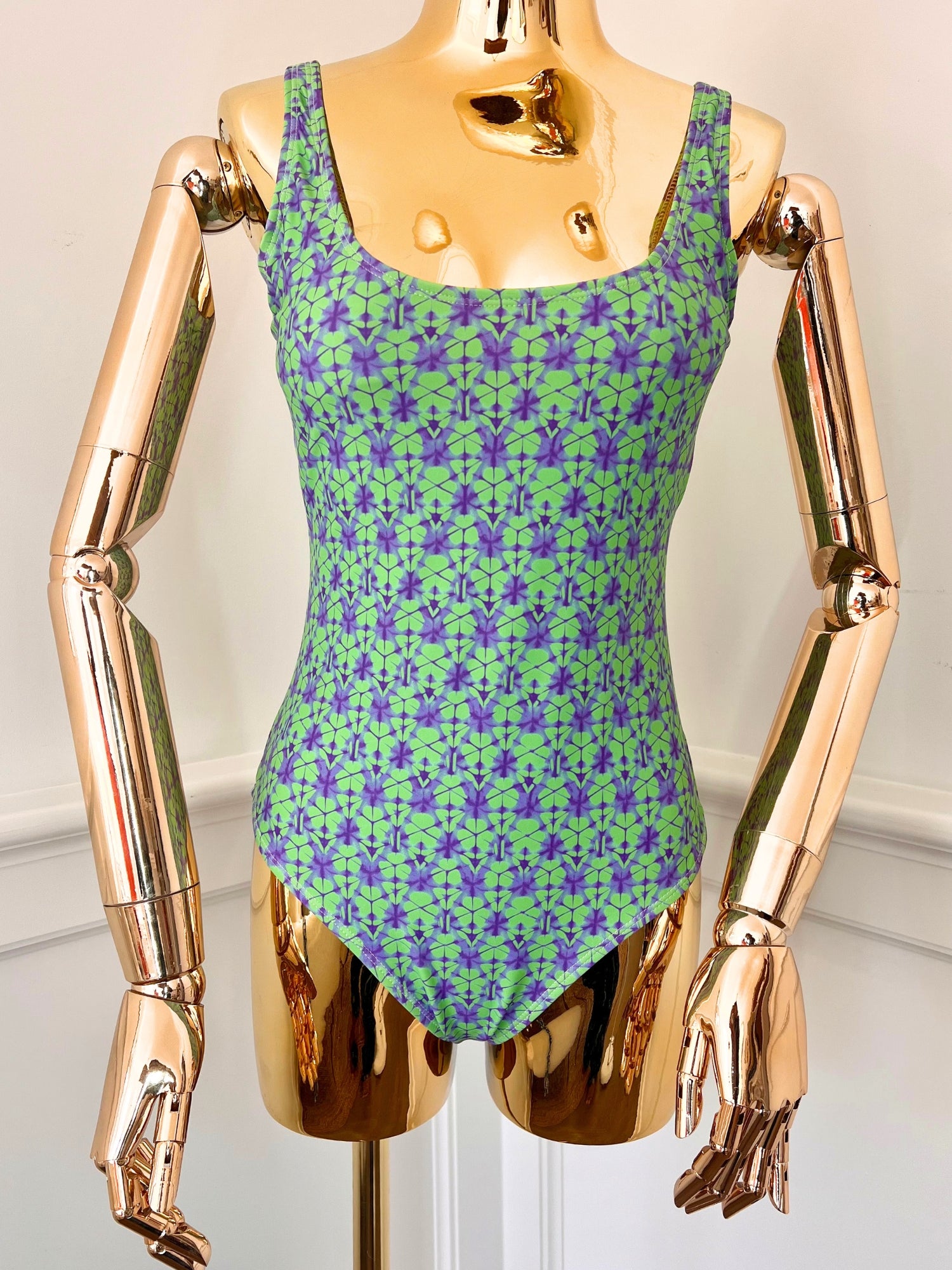 ML Tie Dye, Colombier One-Piece Swimsuit Pistachio