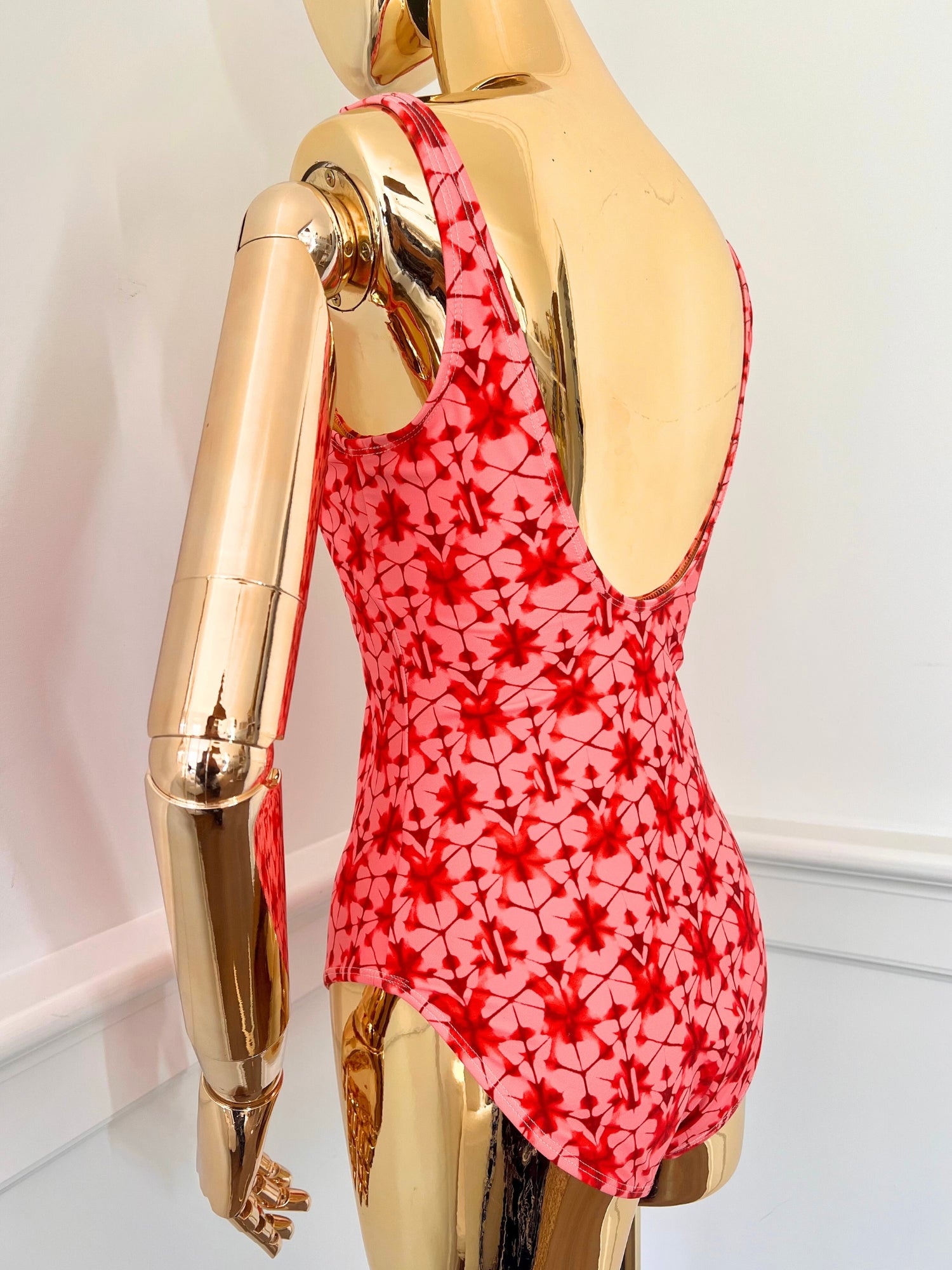 ML Tie Dye, Colombier One-Piece Swimsuit Guava