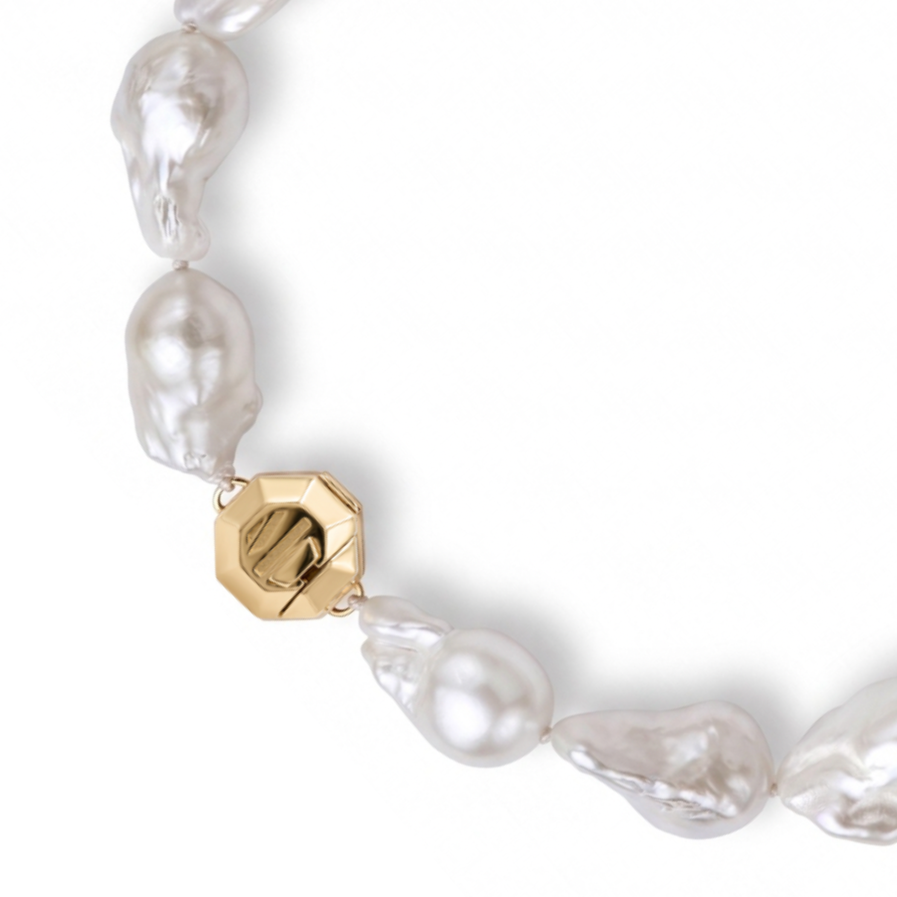 DouDou Abyss Baroque Choker, 18K Yellow Gold