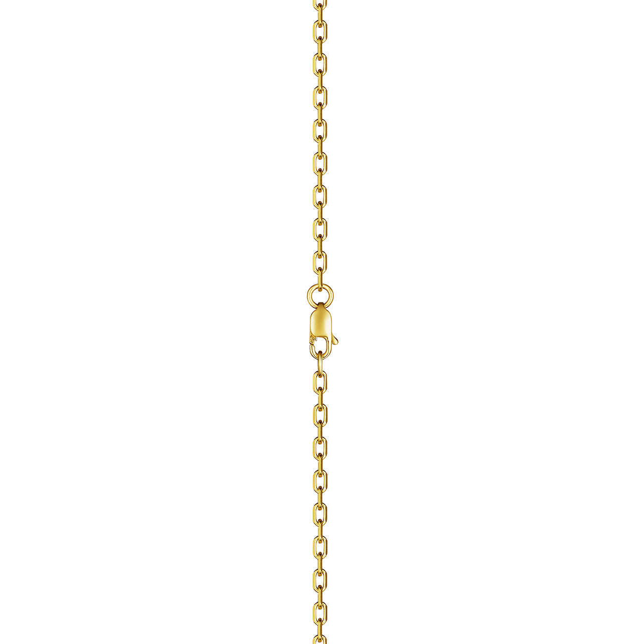 DouDou Pendant necklace, 18K Yellow Gold and Princess Cut Diamond