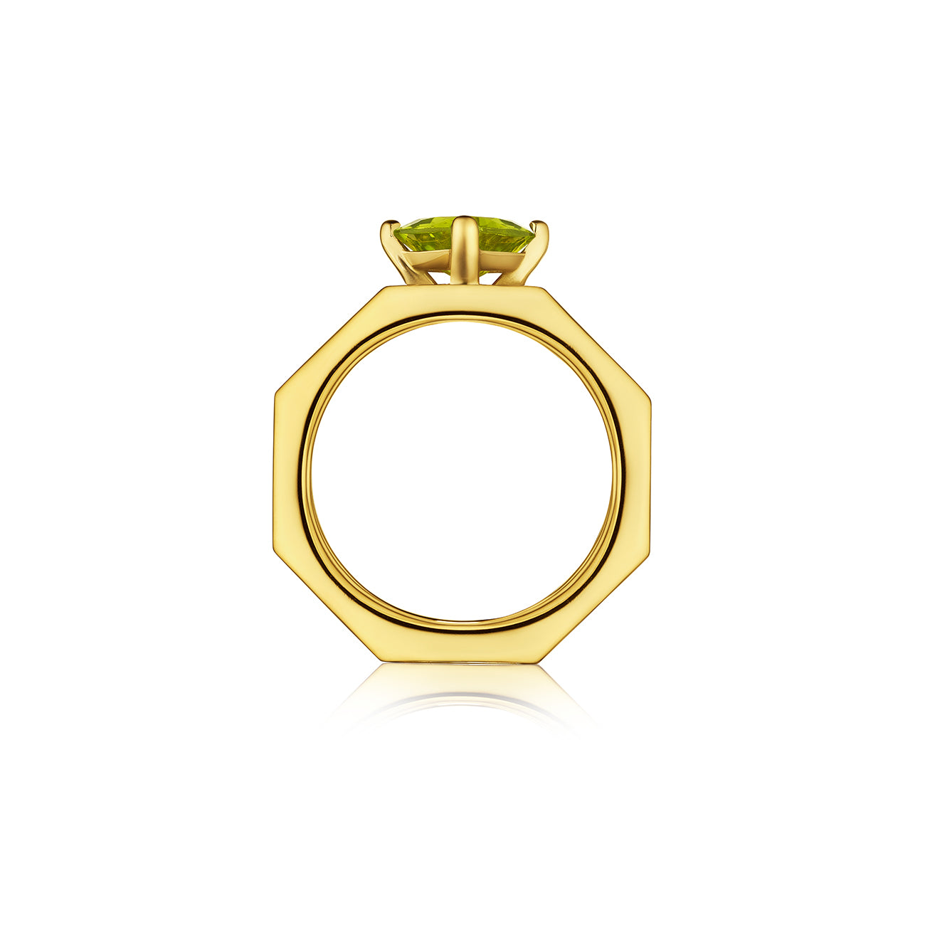 Doudou Chéri Ring, 18K Yellow Gold and Peridot