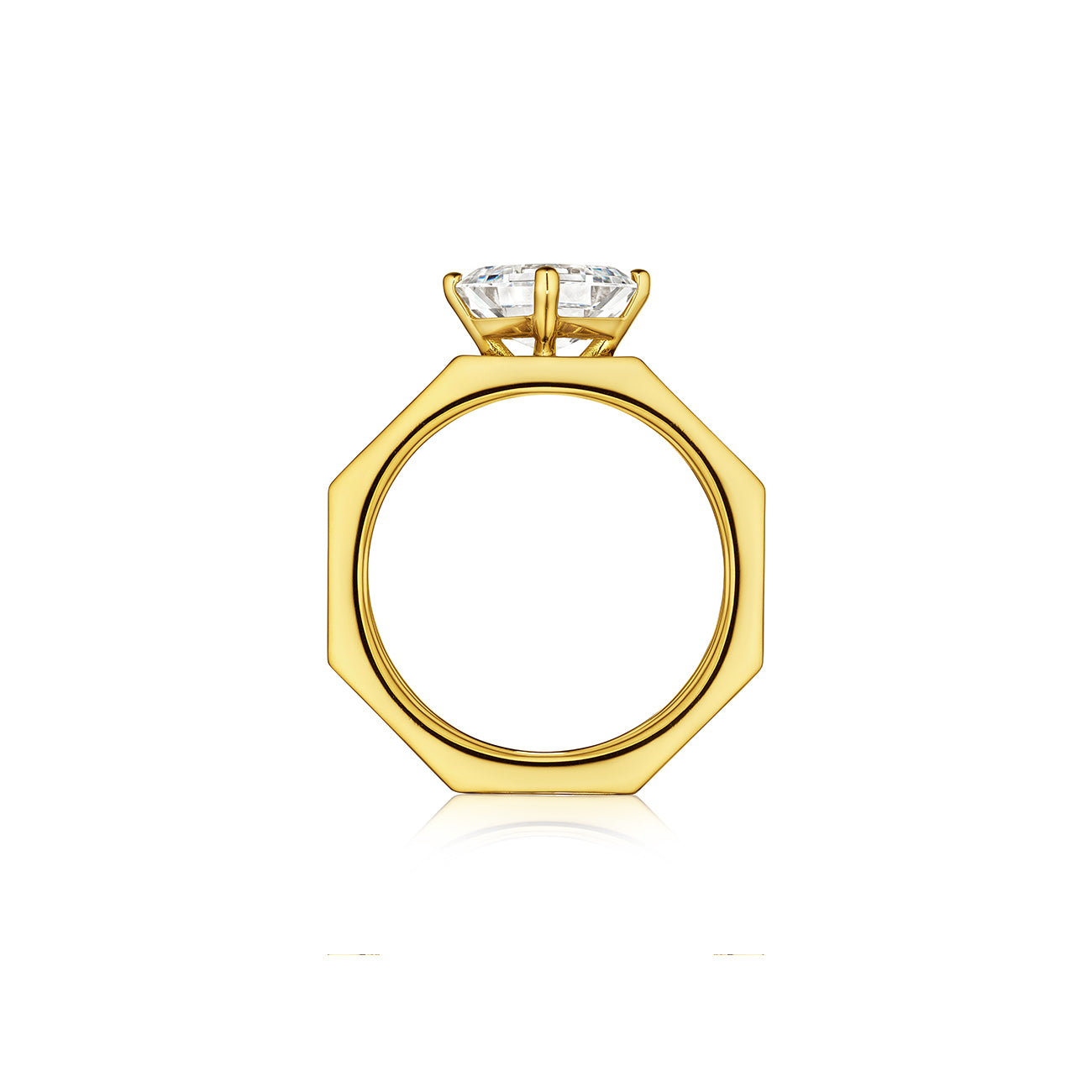 Doudou Chéri Engagement Ring, 18K Yellow Gold