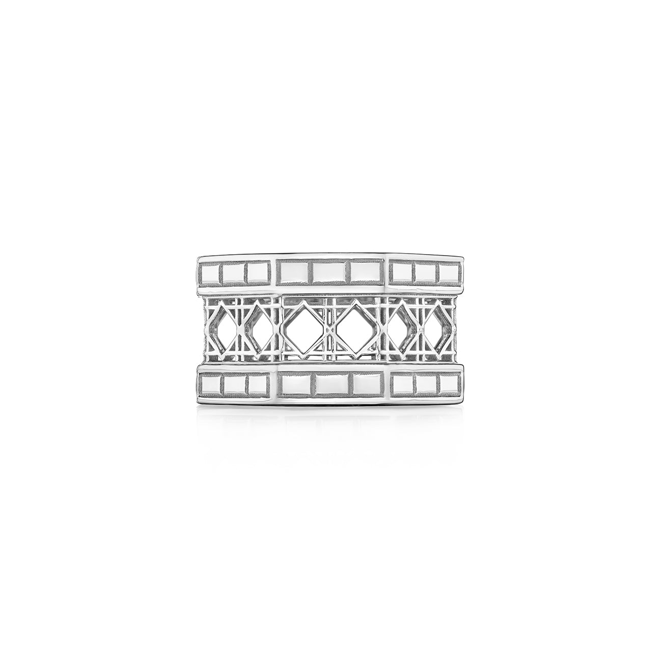 Doudou Wide Band Ring, Sterling Silver