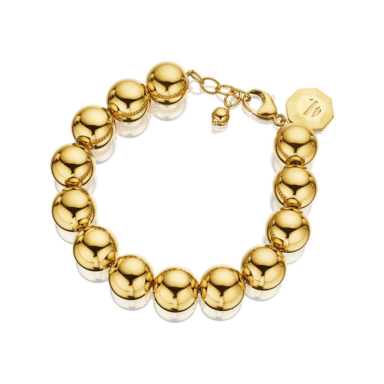 MoAnA LUU Beads bracelet in vermeil,  inspired by Creole jewelry. 