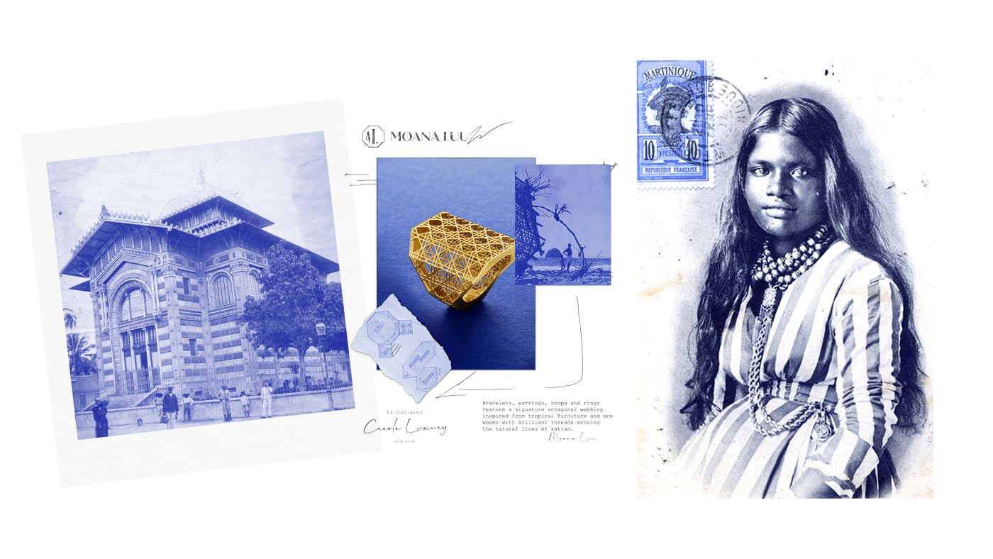 MoAnA LUU golden history mood board.