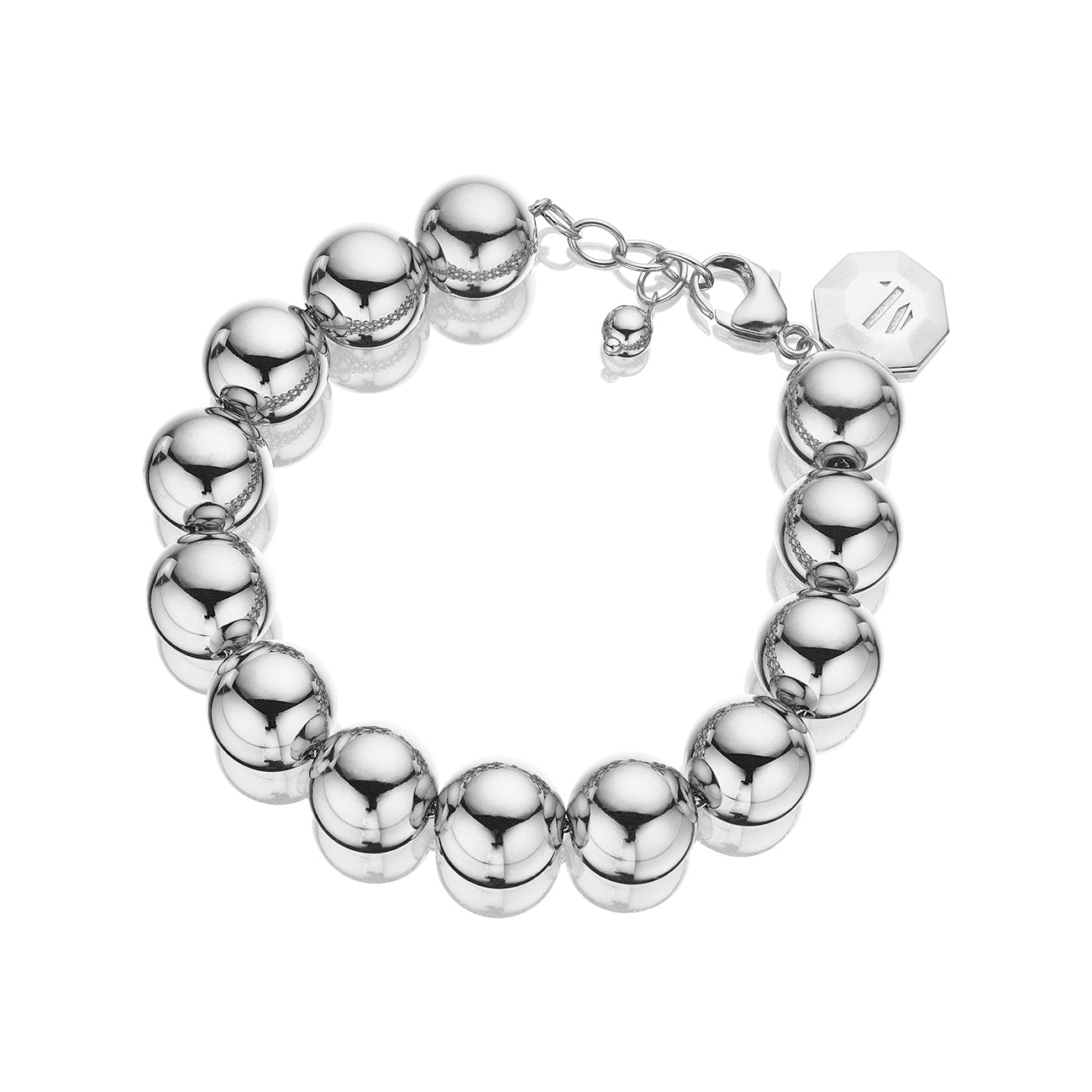 MoAnA LUU beads bracelet in silver. Inspired by Creole jewelry. 