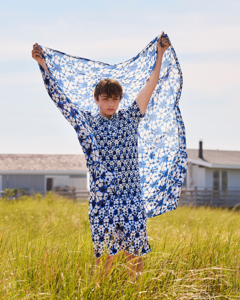 ML Tie Dye, Cover Up Indigo