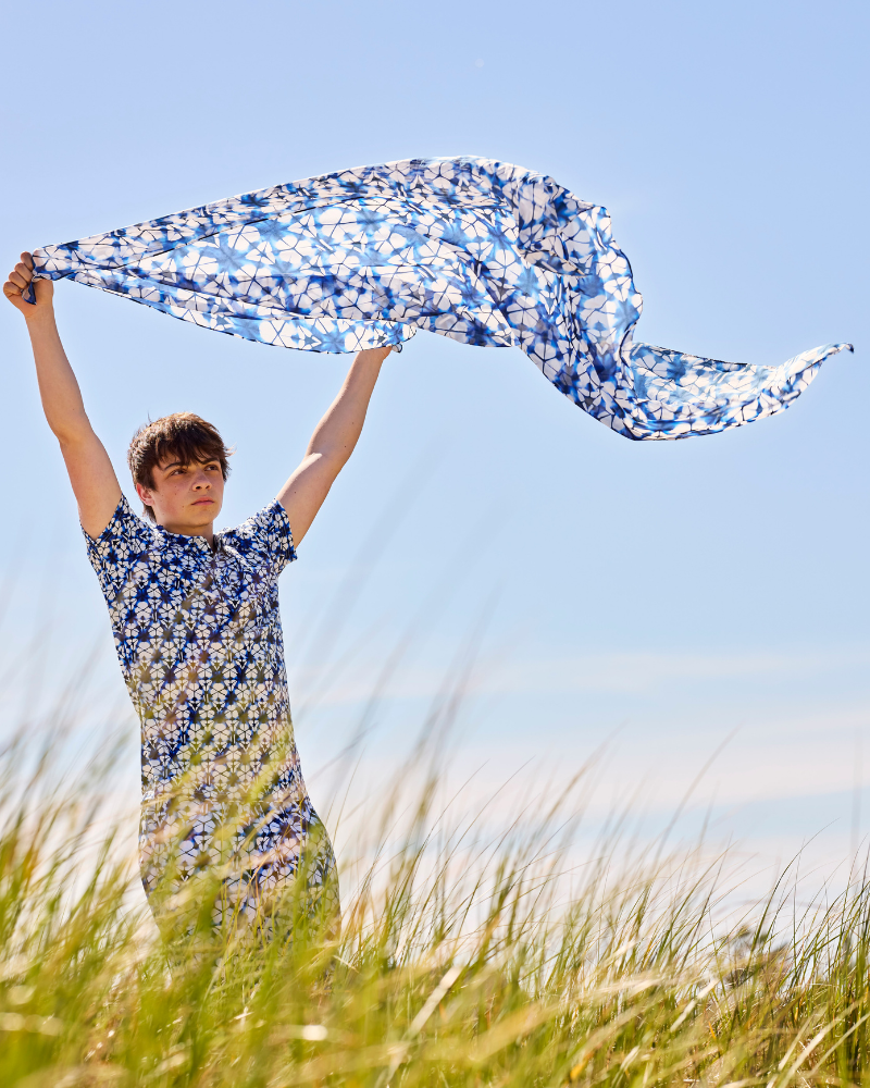 ML Tie Dye, Cover Up Indigo