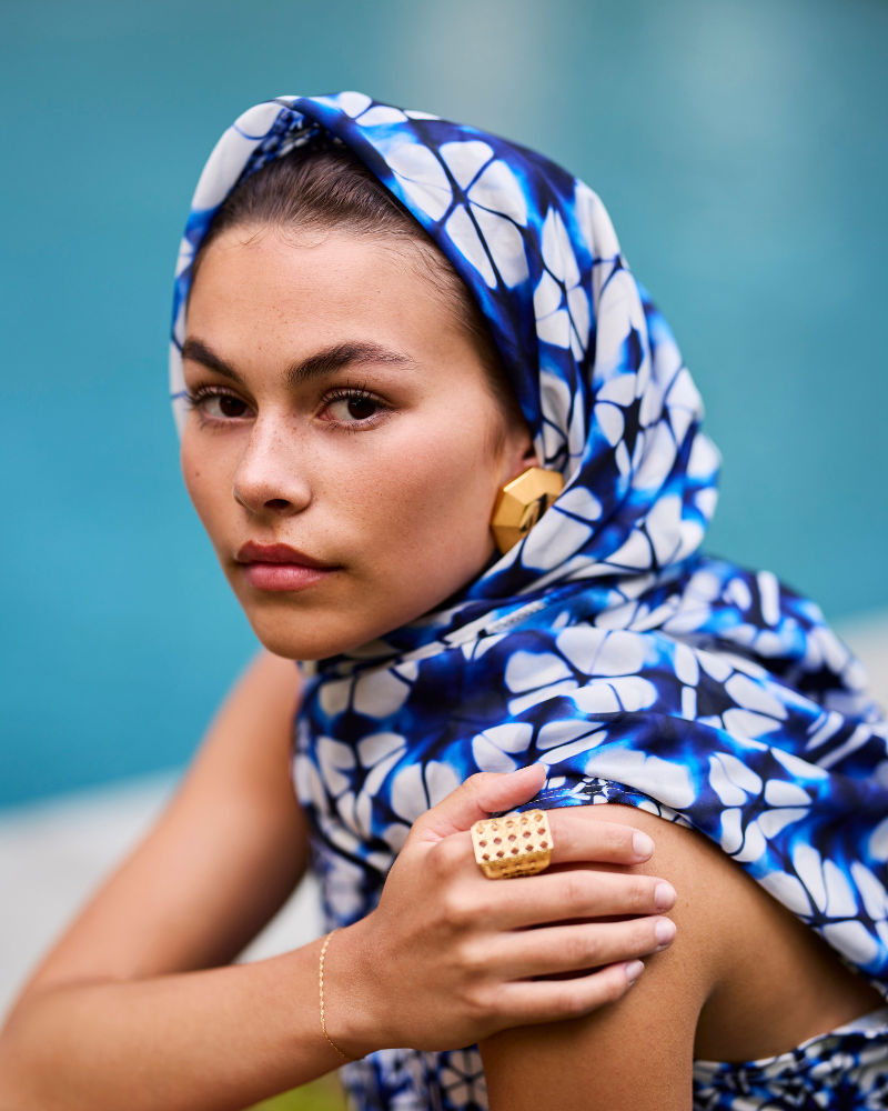 ML Tie Dye, Cover Up Indigo