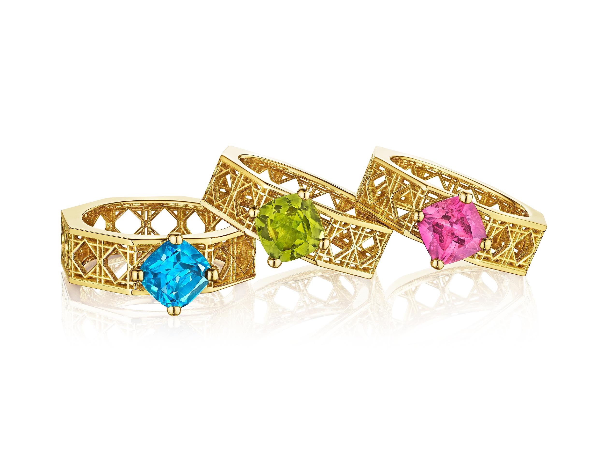 Doudou Chéri Ring, 18K Yellow Gold and Pink Tourmaline