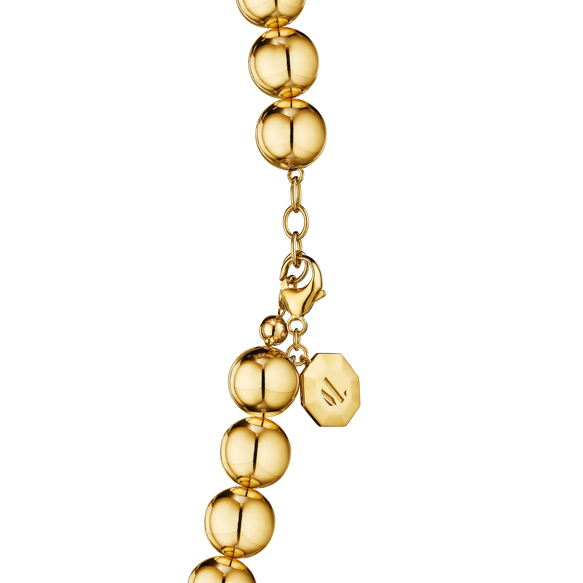 MoAnA LUU Beads bracelet in vermeil,  inspired by Creole jewelry. 